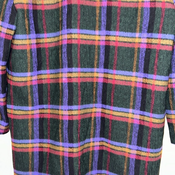 Plaid Wool Blazer 80s 90s - Picture 10 of 12